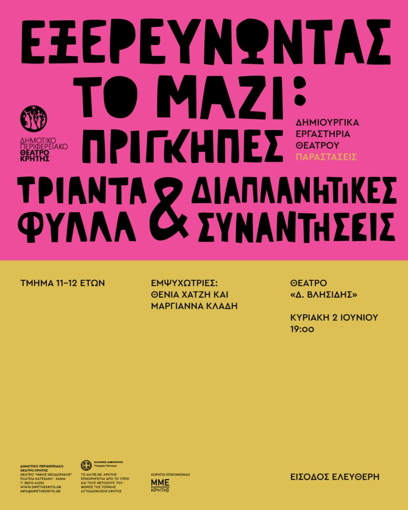 “Εξερευνώντας το μαζί: “Πρίγκιπες, τριαντάφυλλα και διαπλανητικές συναντήσεις”