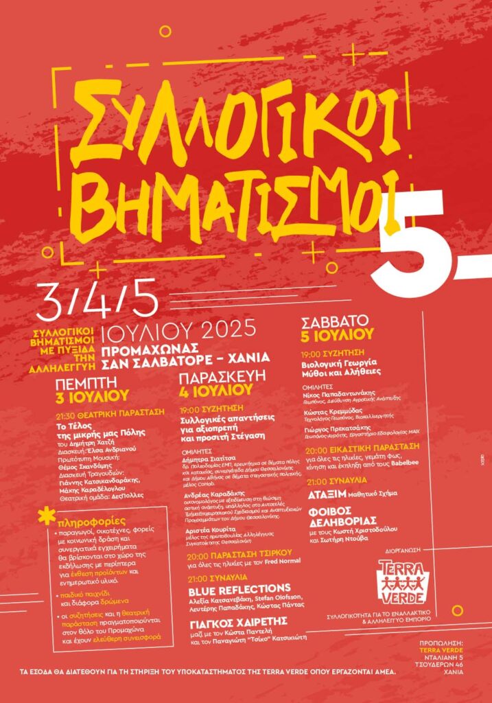 ΦΕΣΤΙΒΑΛ ΣΥΛΛΟΓΙΚΟΙ ΒΗΜΑΤΙΣΜΟΙ 2025