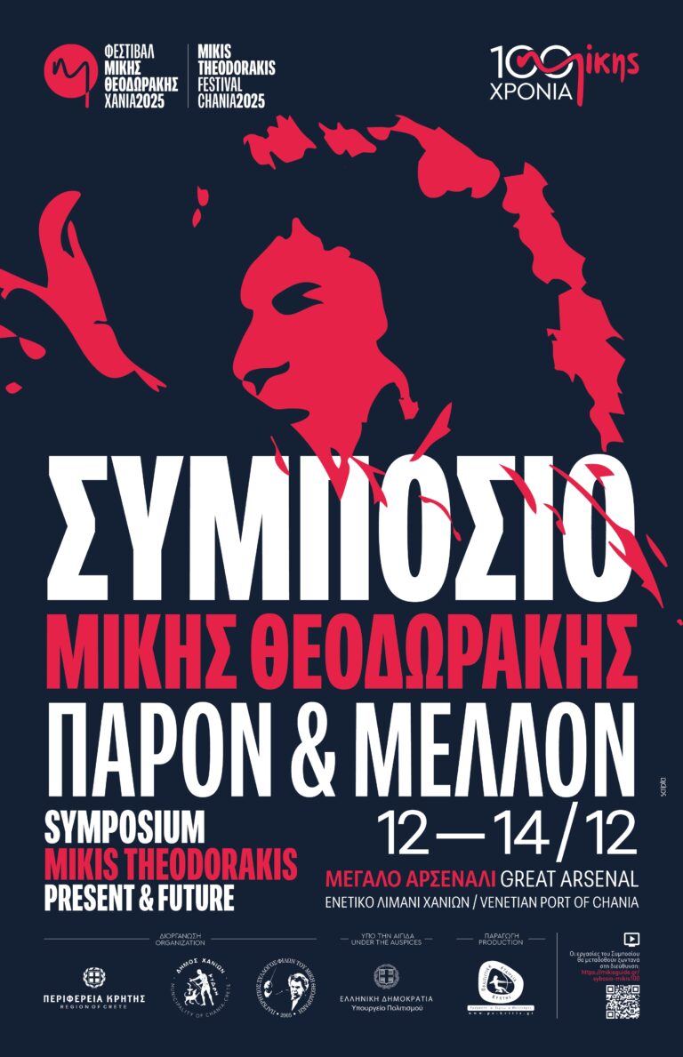 ΜΙΚΗΣ ΘΕΟΔΩΡΑΚΗΣ, ΠΑΡΟΝ & ΜΕΛΛΟΝ – ΣΥΜΠΟΣΙΟ